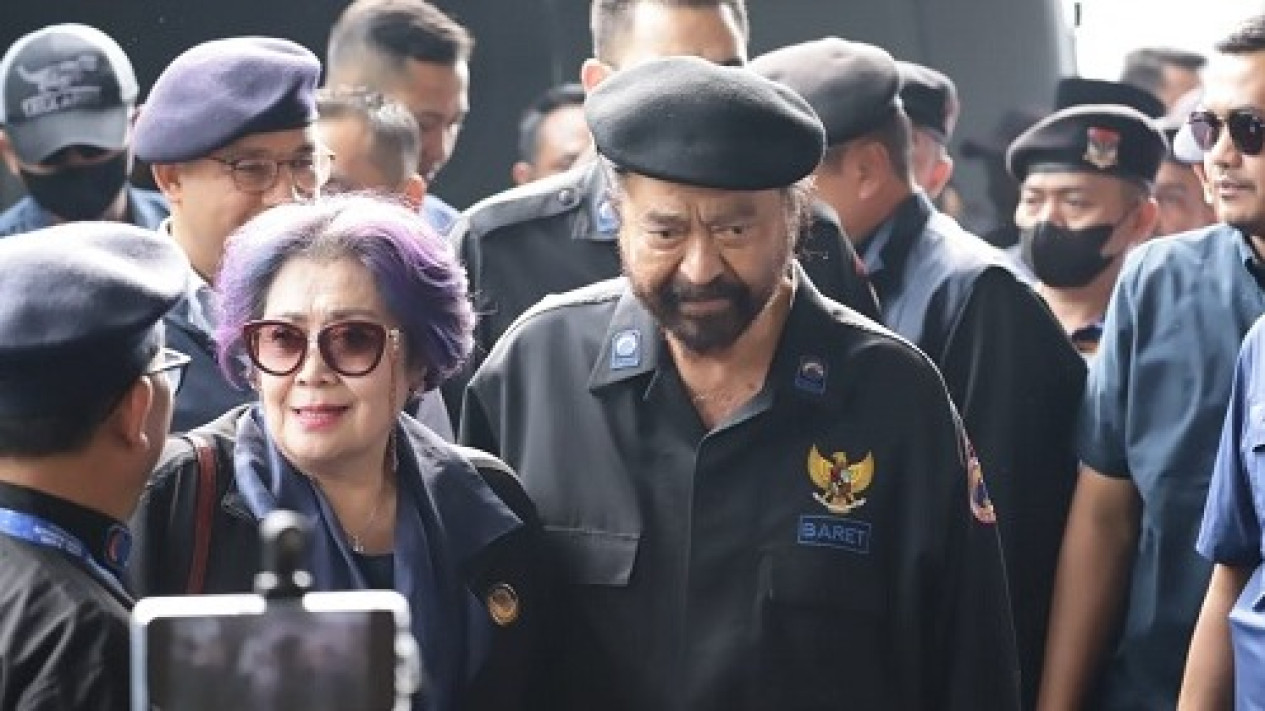 Pidatonya Nyindir Jokowi, Besoknya Surya Paloh Temui Presiden Di Istana