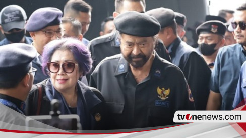 Pidatonya Nyindir Jokowi, Besoknya Surya Paloh Temui Presiden Di Istana