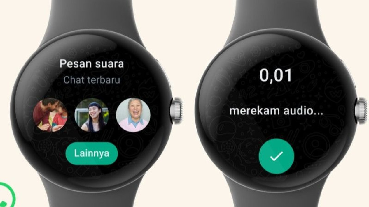 WhatsApp kini hadir di jam tangan dengan Wear OS