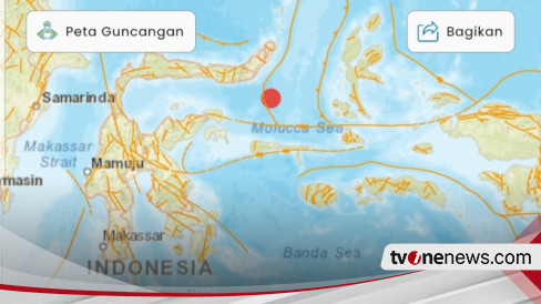 Gempa Bermagnitudo 6,0 Goyang Bolaang Mongondow Timur Sulut