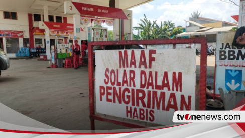Waduh, Sudah Seminggu BBM Jenis Solar di SPBU Musi Banyuasin Langka