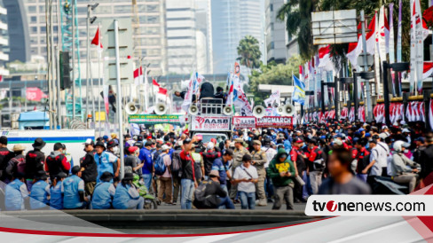 Ada Demo Buruh, Sejumlah Titik Di Jakarta Macet