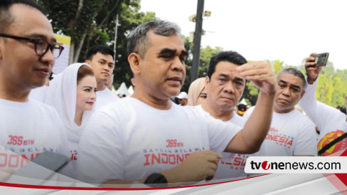 Sayap Partai Gerindra Gelar Gerak Jalan, Ahmad Muzani Sampaikan Pesan Prabowo Subianto