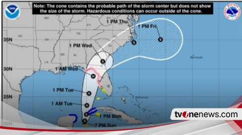 Florida Nyatakan Keadaan Darurat Usai Badai Idalia Dekati Teluk Florida