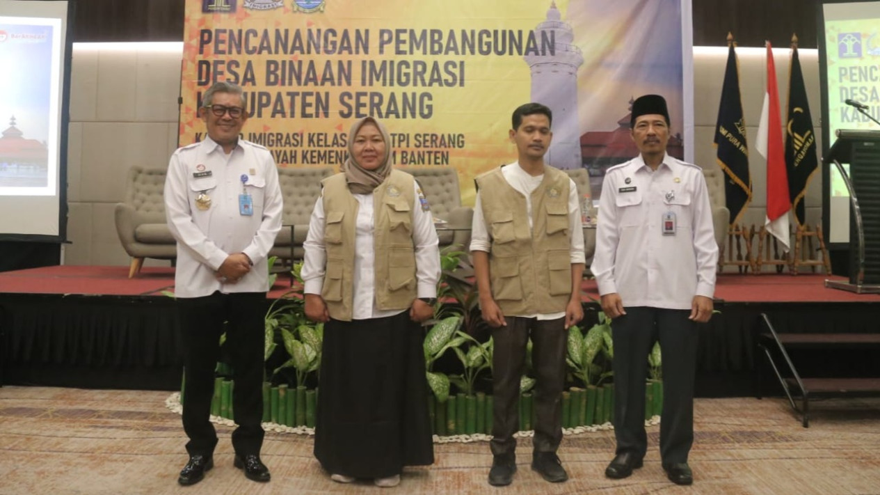 Tekan Dan Cegah TPPO, Imigrasi Serang Luncurkan Program Desa Binaan