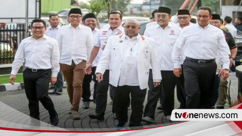 Sambil Lempar Senyuman, Anies-Cak Imin Hadir di Sidang Majelis Syuro PKS