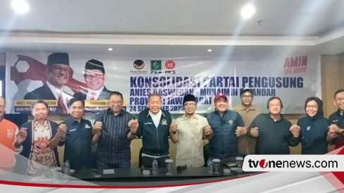 Rebut Kemenangan Di Jawa Barat, Tiga Partai Koalisi Pengusung Anies ...