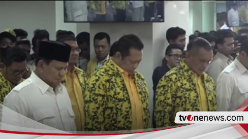 Prabowo Didampingi Airlangga Ke Rapimnas Golkar, Gibran Belum Juga Hadir