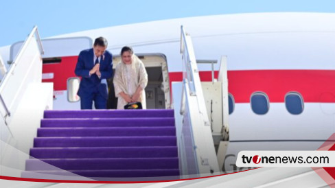 Jelang Pengumuman Cawapres Prabowo, Jokowi Tiba di Tanah Air