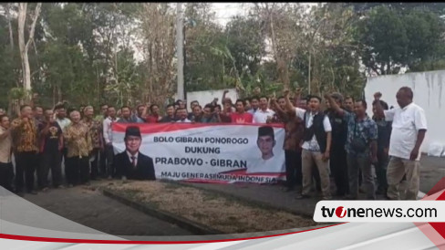 Relawan "Bolo Gibran" Gelar Deklarasi Dukung Gibran Jadi Cawapres 2024