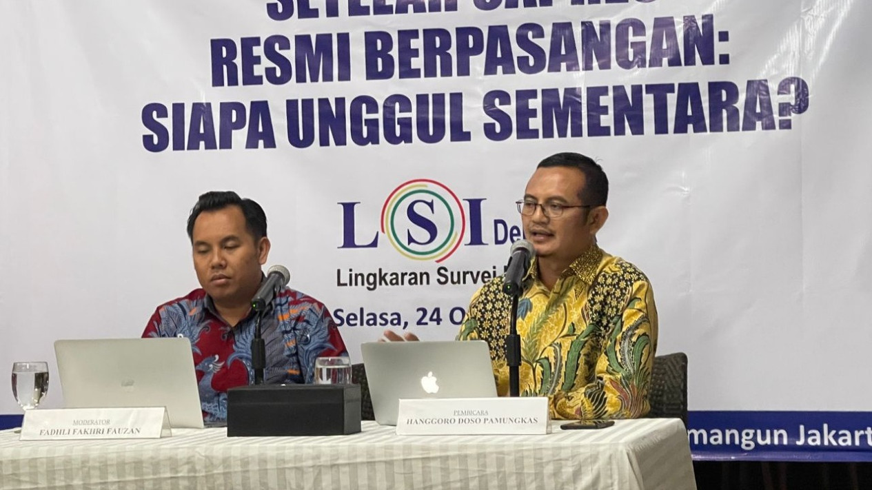 Survei LSI Denny JA: Prabowo-Gibran Unggul Sementara Di Putaran Pertama ...