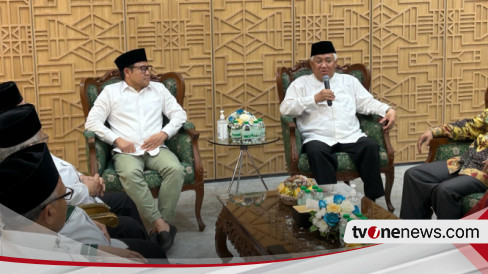 Cak Imin Sambut Kedatangan Din Syamsuddin ke Markas PKB: Mudanya NU, Tuanya Muhamadiyah