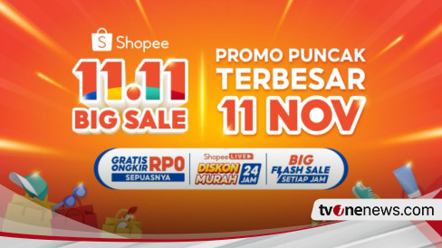 Akhir Pekan bersama Penawaran dan Keseruan Spesial di Puncak Promo Terbesar, Shopee 11.11 Big Sale