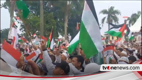 Ribuan Massa Ikut Aksi Bela Palestina Di Palembang, Serukan Boikot ...