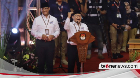 Pasangan AMIN Dapat Nomer Urut Satu, Cak Imin: Tanda-Tanda Menang Juara ...