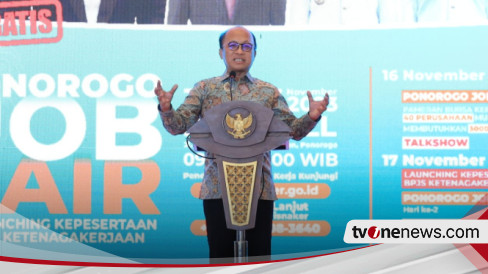 Kemnaker dan Pemkab Ponorogo Gelar Job Fair, Tersedia Tiga Ribu Loker 