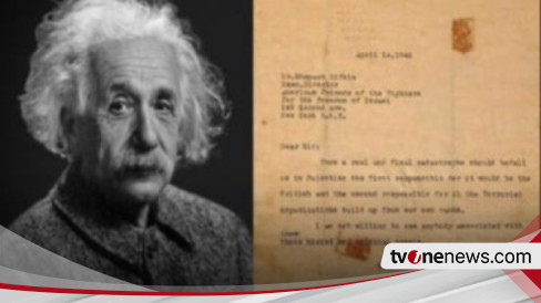 Ini Isi Ramalan dan Kritik Albert Einstein ke Israel Dahulu: Bencana Nyata dan Terakhir Menimpa Kita di Palestina