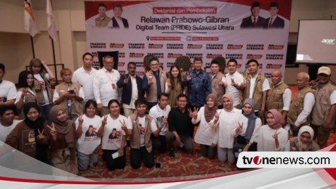 Relawan Digital Optimis Menangkan Prabowo-Gibran Di Sulawesi Utara