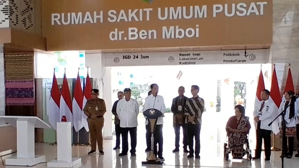 Presiden Jokowi Resmikan Rumah Sakit Terbesar Di Kawasan Timur Indonesia