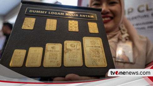 Harga Emas Antam Stagnan Di Posisi Rp1,107 Juta Per Gram