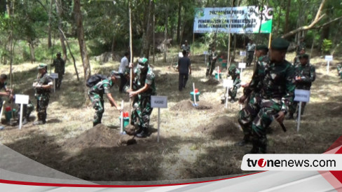 Pasca Terbakar, Ribuan Prajurit TNI Dan Personil Gabungan Reboisasi ...