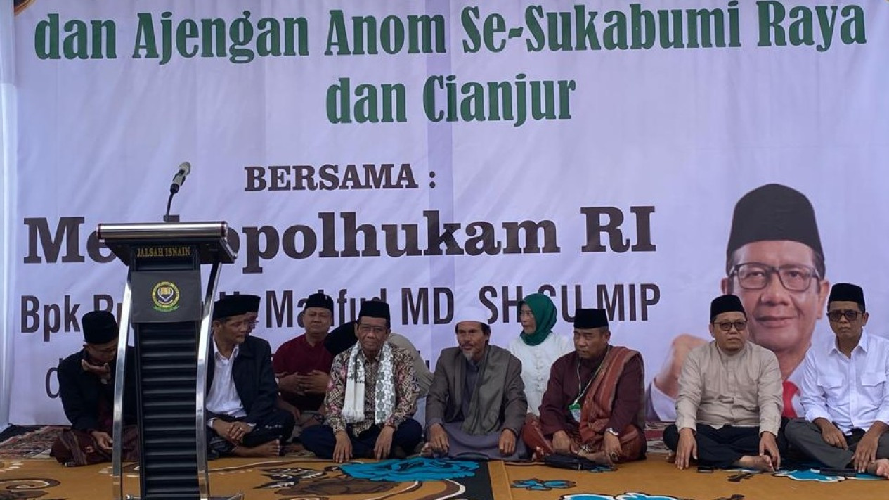 Mahfud MD Silaturahmi Dengan Ulama Di Sukabumi, Tekankan Soal Kesatuan ...