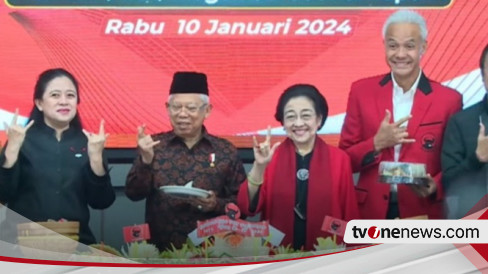 Wapres Ma Ruf Amin Dituding Tak Netral Buntut Salam Tiga Jari Di Hut