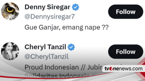 Perang Denny Siregar Vs Cheryl Tanzil Memanas di X, Denny Ingatkan Cheryl untuk Tidak Salah Input