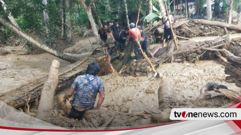 Sejumlah Desa Di Padang Lawas Diterjang Banjir Bandang