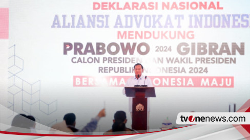 Aliansi Advokat Indonesia Bersikukuh Menangkan Prabowo-Gibran Satu Putaran di Pilpres 2024