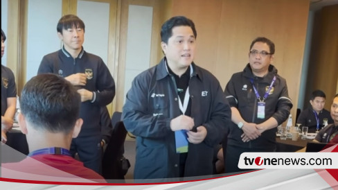 Erick Thohir Singgung Kontrak Shin Tae-yong Usai Timnas Indonesia Masuk ...