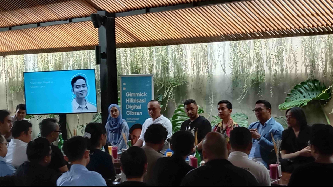 Cawapres Gibran Gelar Diskusi Bertema "Gimmick Hilirisasi Digital ...