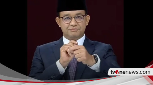 Tangannya Bergerak-gerak, Ternyata Anies Buka Debat Pakai Bahasa Isyarat