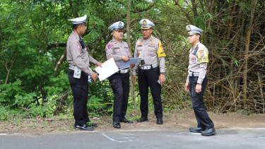 Polda DIY Olah TKP Kecelakaan Bus yang Tewaskan 3 Penumpang di Kawasan Bukit Bego Bantul