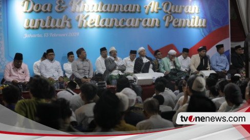 Malam Sebelum Pencoblosan Pemilu 2024, TKN Prabowo-Gibran Gelar Doa ...