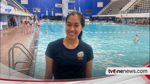 Beautiful Indonesian athlete wins artistic swimming in Canada