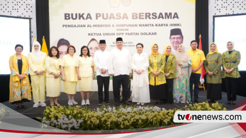 Pengajian Al-hidayah dan Himpunan Wanita Karya Deklarasikan Dukungan Kepada Airlangga sebagai Ketum Golkar 2024-2029