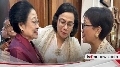 Sambangi Kediaman Megawati Seusai dari Jokowi, Sri Mulyani Katakan Ini