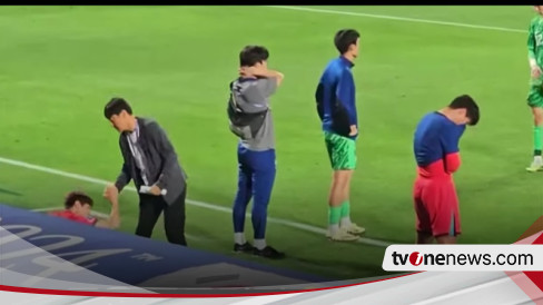 Viral Video Detik-detik Shin Tae-yong Salami Pemain Korea Selatan U-23 usai Ditumbangkan Timnas Indonesia U-23