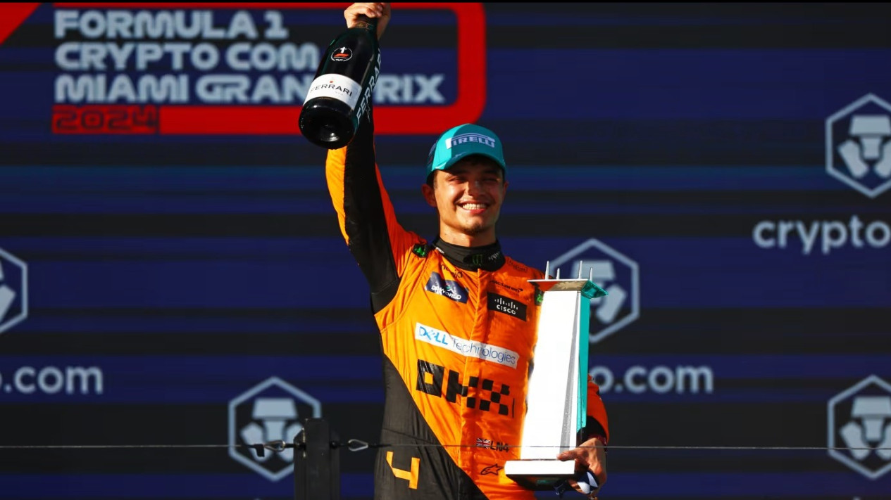 Lando Norris Raih Podium Perdana Di Formula 1 Ungguli Max Verstappen 