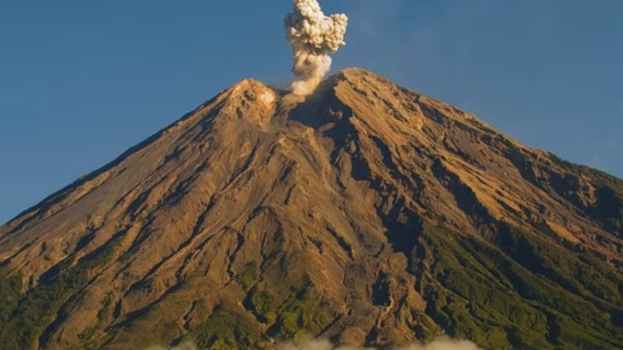 Gunung Semeru Masih Alami Erupsi, BPBD Himbau Warga Waspadai Hujan Abu Vulkanik
            - galeri foto