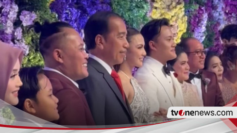 Momen Presiden Jokowi Dan Iriana Ikut Hadir Di Pernikahan Mahalini Dan ...