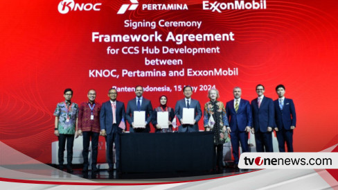 Pertamina, KNOC, Dan ExxonMobil Jalin Kerjasama Kembangkan CCS