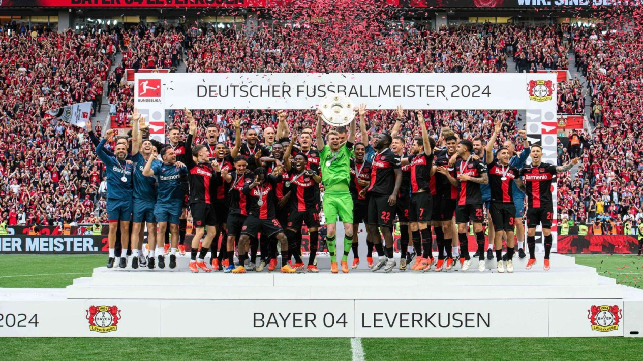 Harry Kane Lewat, Bayer Leverkusen Raih Invinsible Bundeliga dan Berpeluang Raih Treble Winner
            - galeri foto