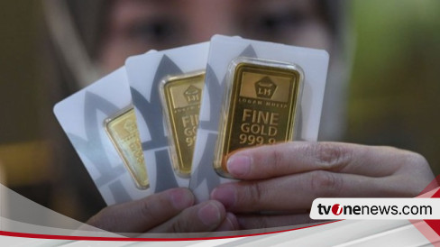 Harga Emas Antam Anjlok Rp Jadi Rp Per Gram Saatnya