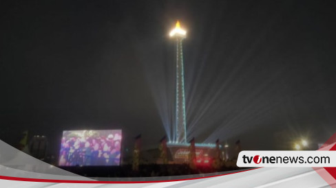 Rayakan HUT ke-497 Jakarta, Pengunjung Padati Monas