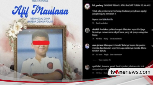 Kapolda Sumbar Janji Tindak Tegas Oknum Polisi Jika Terbukti Terlibat dalam Kasus Kematian Siswa SMP Afif Maulana