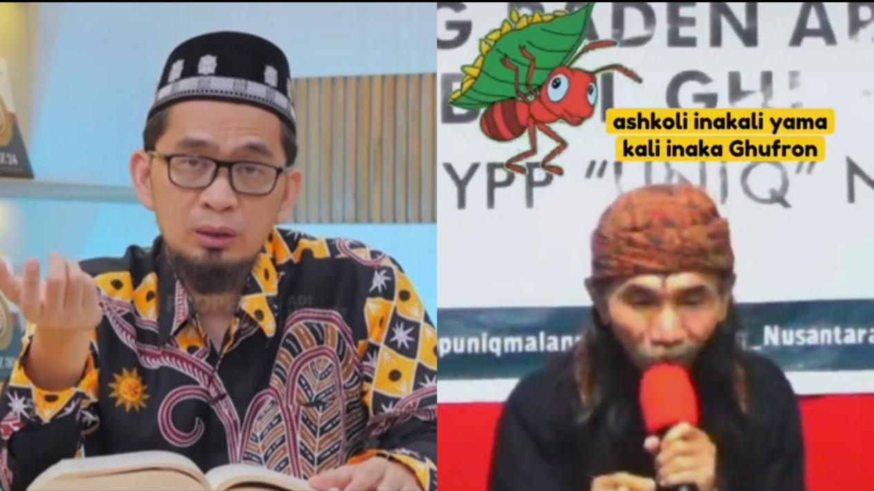 Satire Mama Ghufron Bahasa Semut, Ustaz Adi Hidayat Sebut Saat Ini Dianggap Mudah Jadi Ustaz atau Kiyai, MUI Ingatkan Bisa Menyesatkan
            - galeri foto