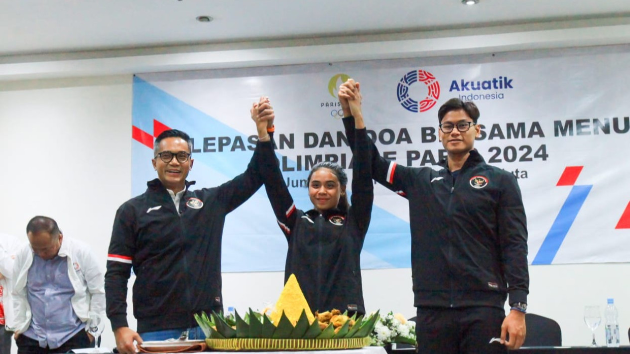 Ketua Umum Akuatik Indonesia Lepas Dua Perenang Merah Putih ke Olimpiade Paris 2024
            - galeri foto