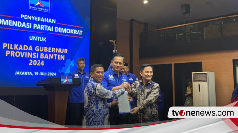 Demokrat Resmi Dukung Andra Soni-Dimyati Natakusumah Maju Pilgub Banten ...